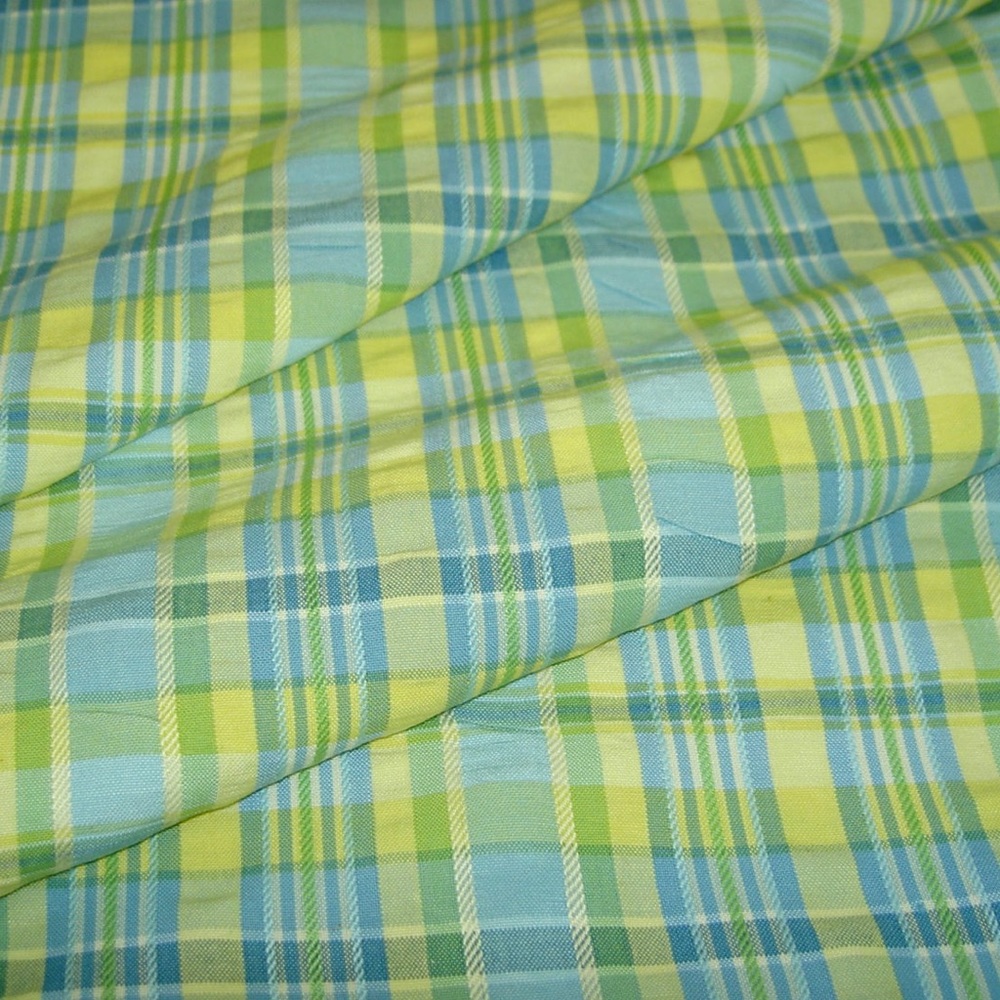 Narragansett Seer Sucker in Seas 518 Cotton Fabric